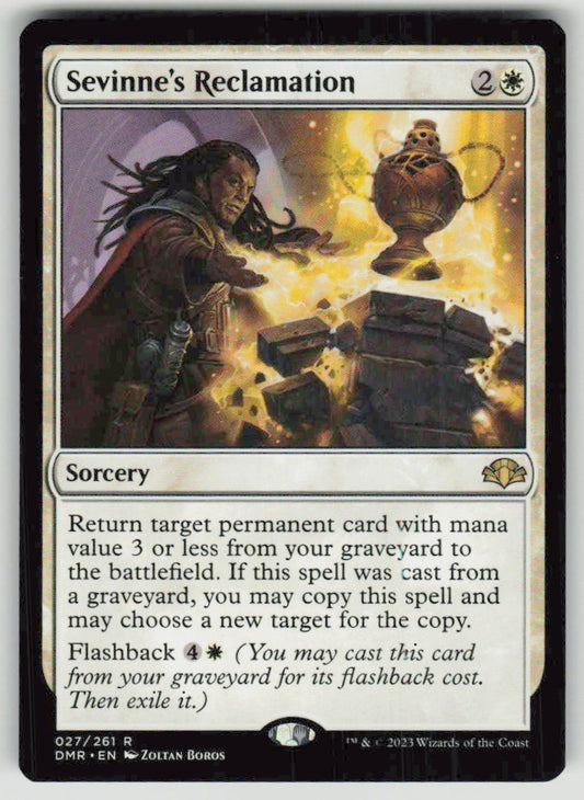 2023 Dominaria Remastered 27 Sevinne's Reclamation