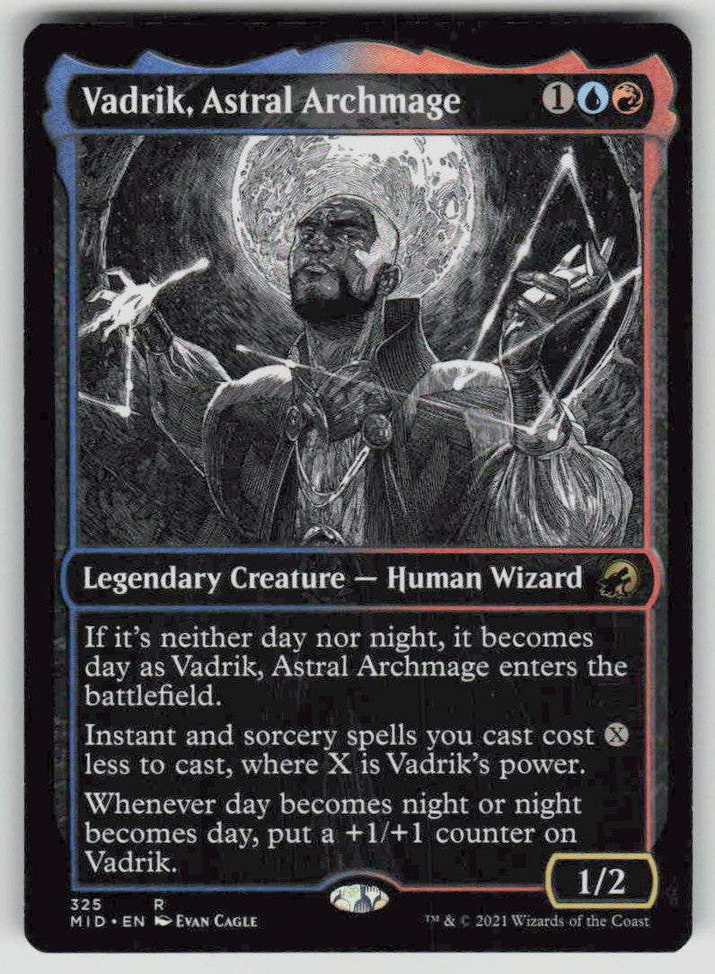 2021 Innistrad: Midnight Hunt 325 Vadrik, Astral Archmage