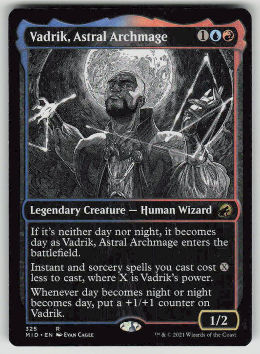 2021 Innistrad: Midnight Hunt 325 Vadrik, Astral Archmage