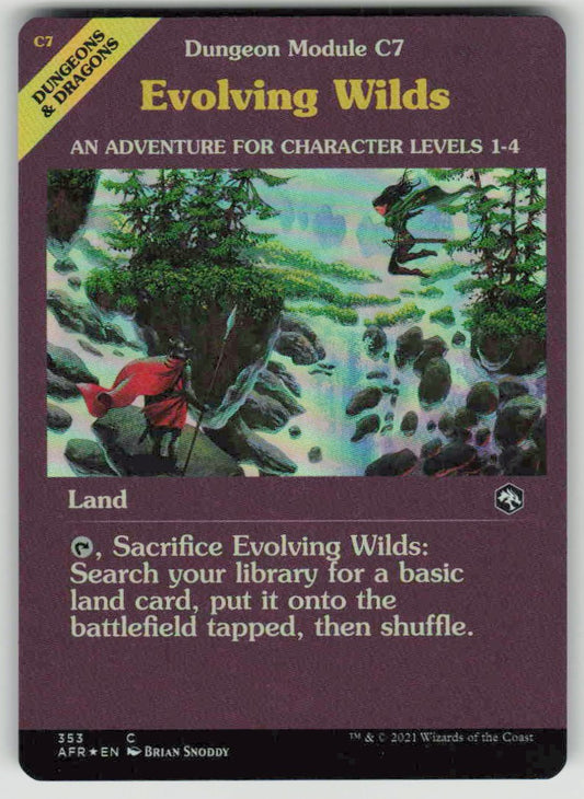 2021 Adventures in the Forgotten Realms 353 Evolving Wilds