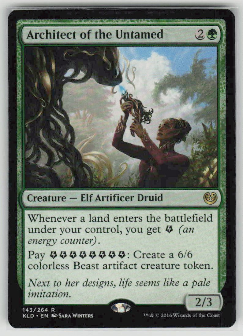 2016 Kaladesh 143 Architect of the Untamed