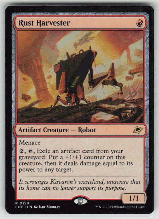 2025 Edge of Eternities 159 Rust Harvester