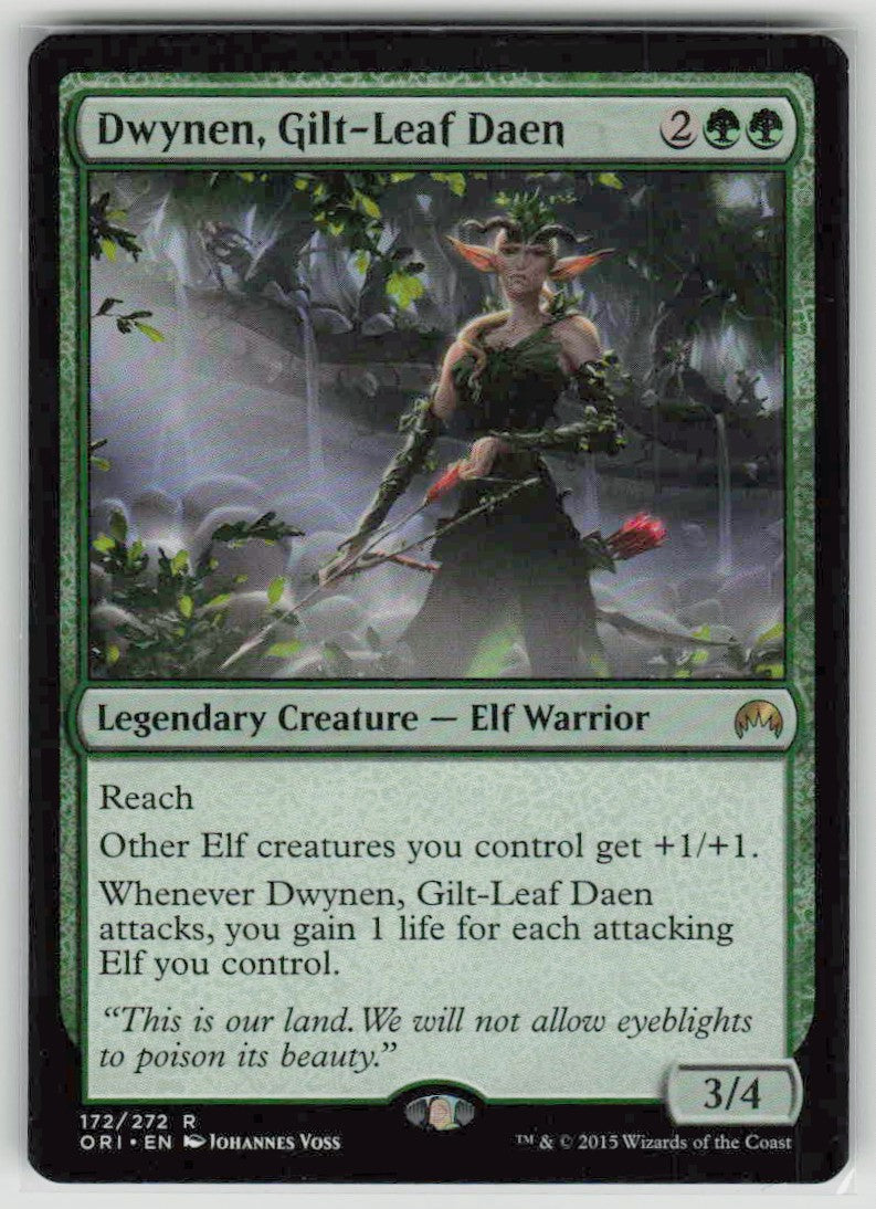 2015 Magic Origins 172 Dwynen, Gilt-Leaf Daen