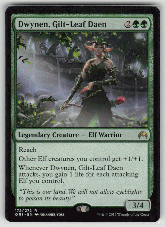 2015 Magic Origins 172 Dwynen, Gilt-Leaf Daen