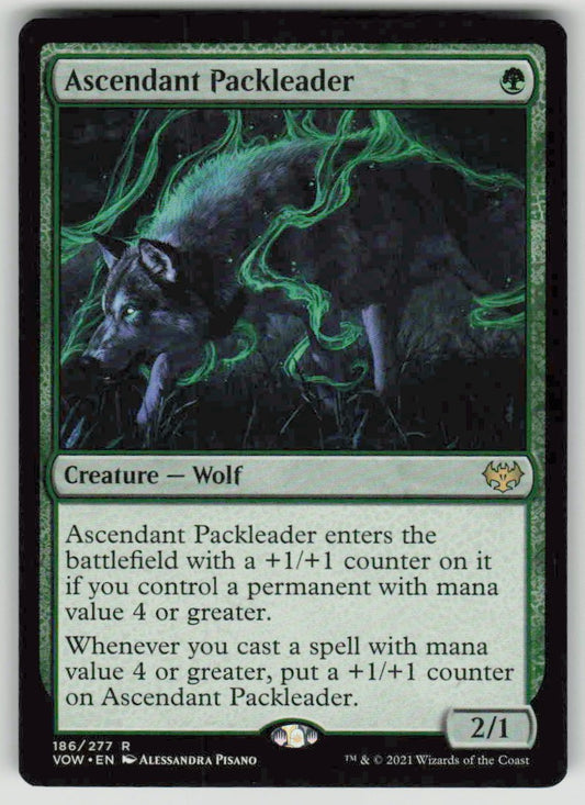 2021 Innistrad: Crimson Vow 186 Ascendant Packleader