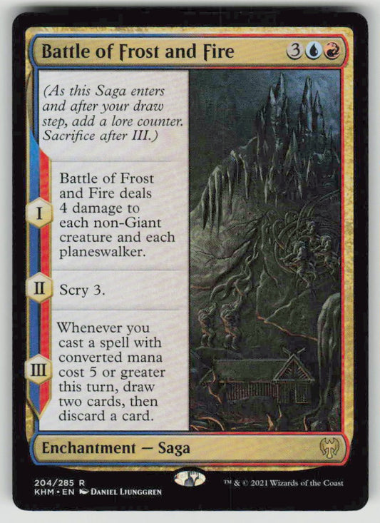 2021 Kaldheim 204 Battle of Frost and Fire