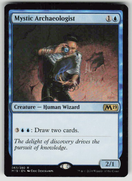 2018 Core Set 2019 63 Mystic Archaeologist