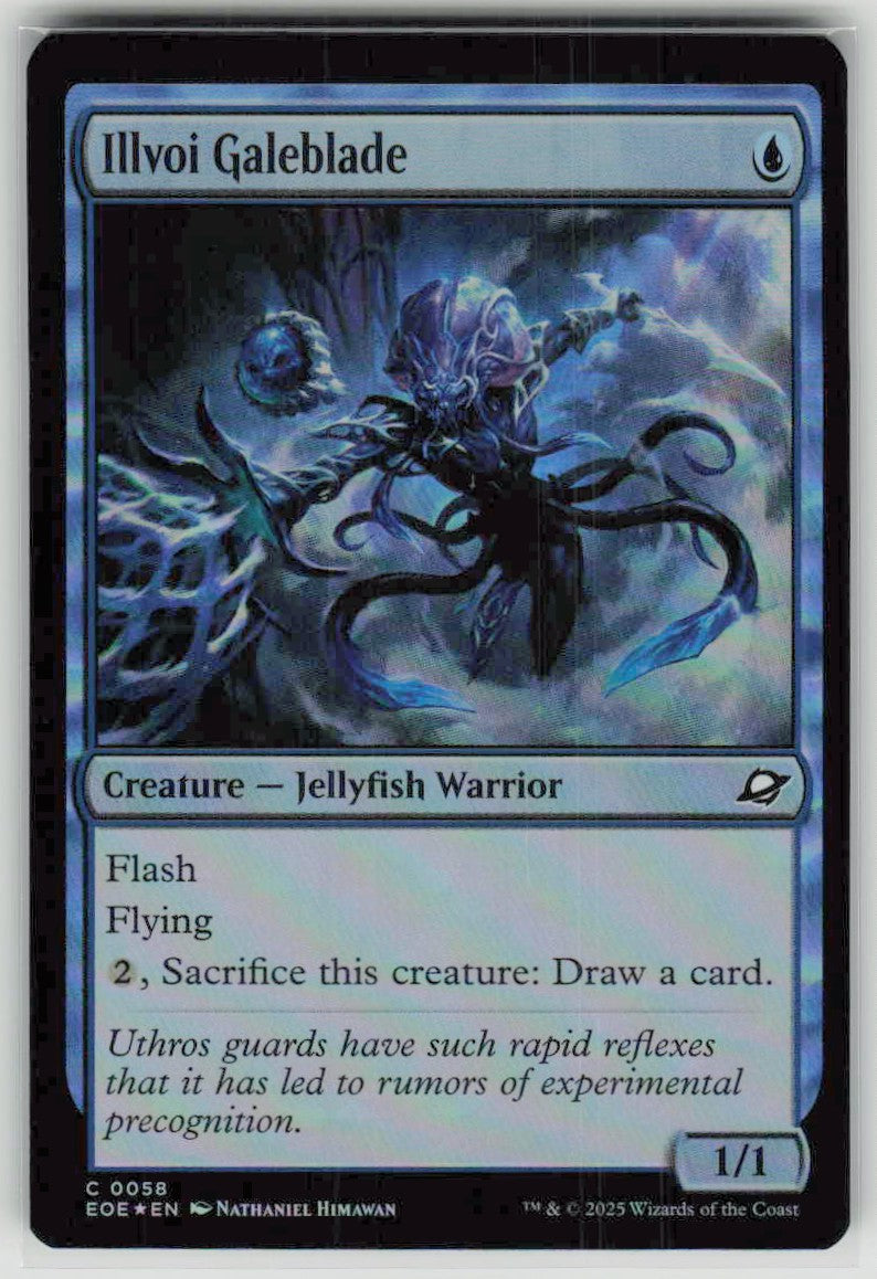2025 Edge of Eternities 58 Illvoi Galeblade