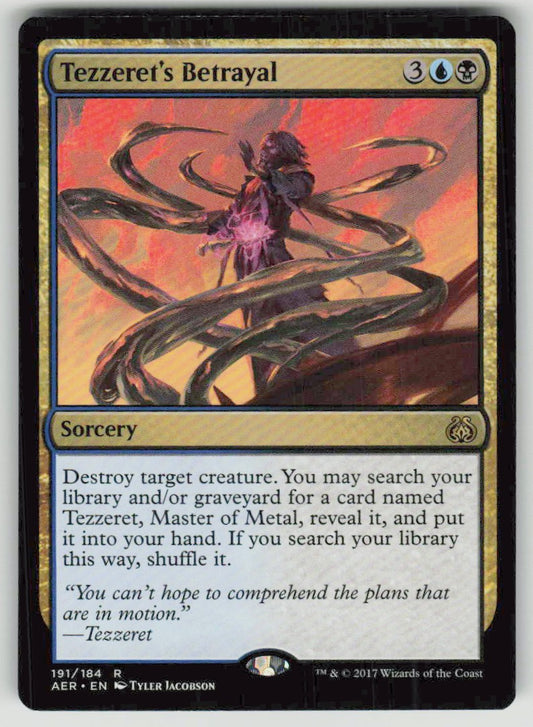 2017 Aether Revolt 191 Tezzeret's Betrayal