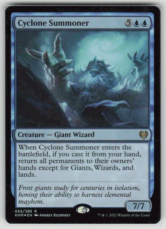 2021 Kaldheim 52 Cyclone Summoner
