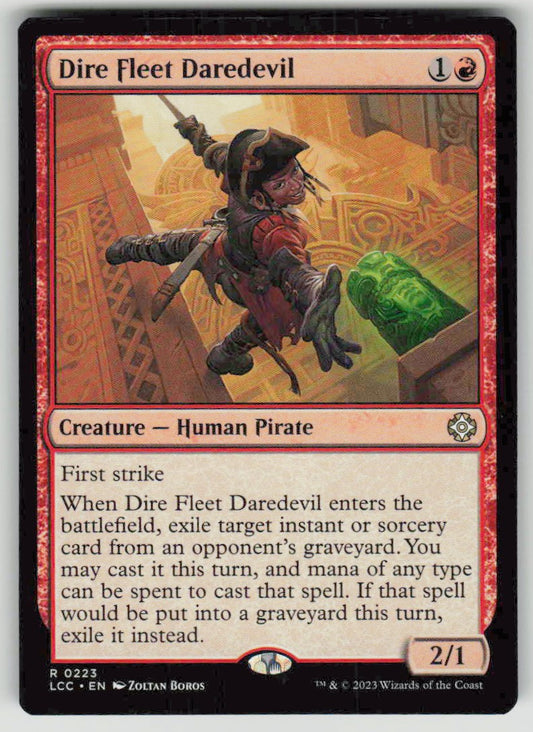 2023 The Lost Caverns of Ixalan Commander 223 Dire Fleet Daredevil