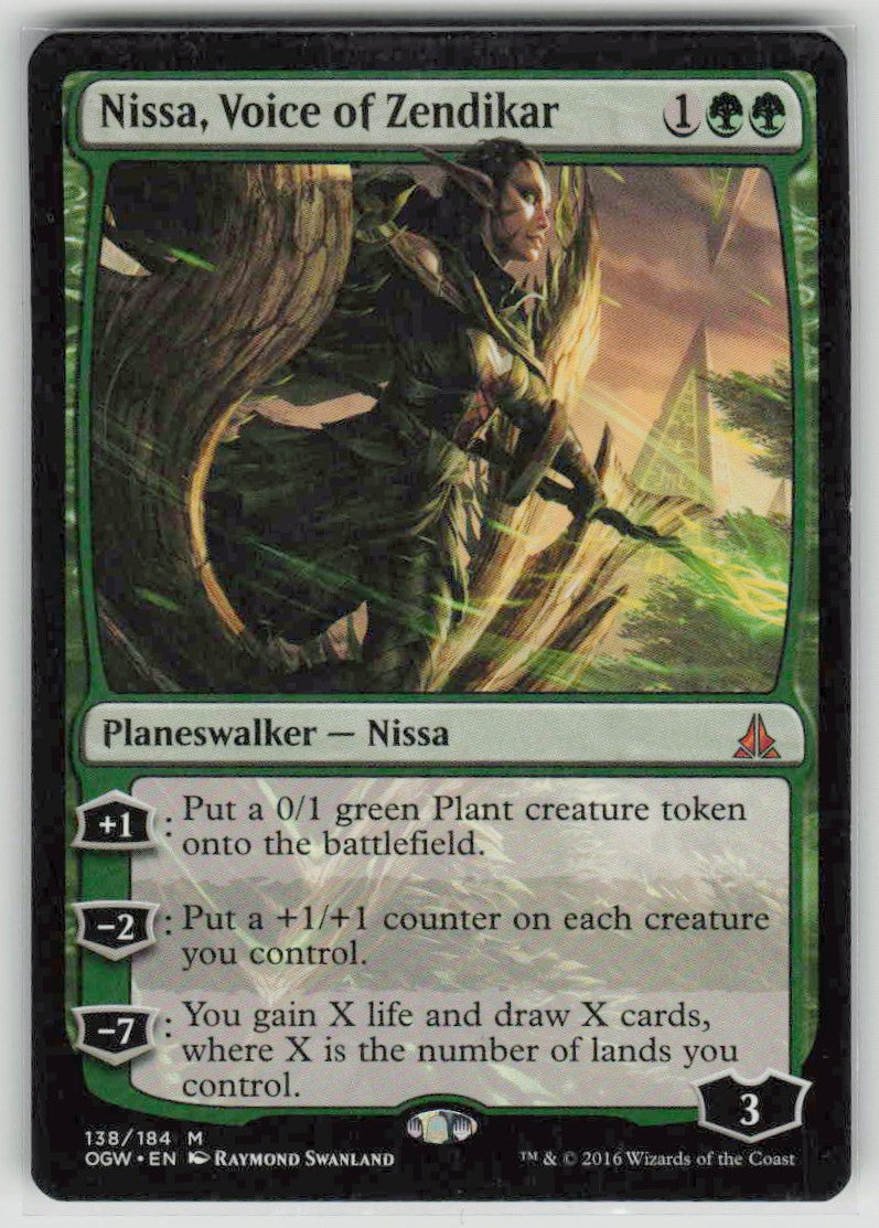 2016 Oath of the Gatewatch 138 Nissa, Voice of Zendikar