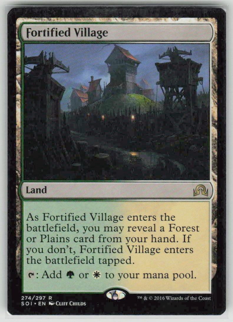 2016 Shadows over Innistrad 274 Fortified Village