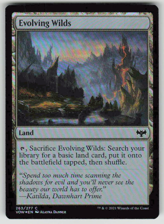 2021 Innistrad: Crimson Vow 263 Evolving Wilds