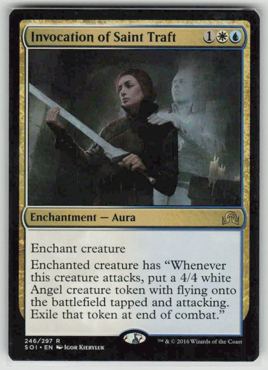 2016 Shadows over Innistrad 246 Invocation of Saint Traft