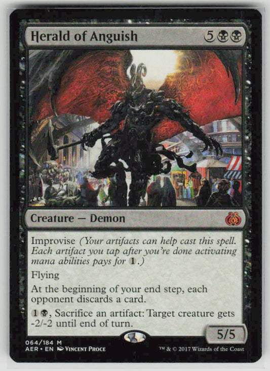 2017 Aether Revolt 64 Herald of Anguish