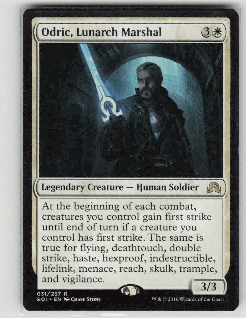 2016 Shadows over Innistrad 31 Odric, Lunarch Marshal