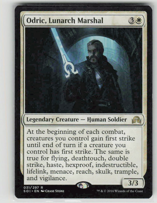 2016 Shadows over Innistrad 31 Odric, Lunarch Marshal