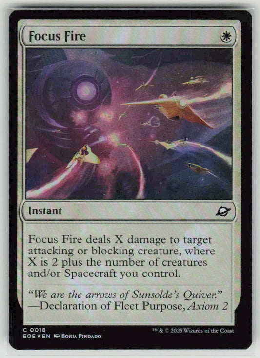 2025 Edge of Eternities 18 Focus Fire