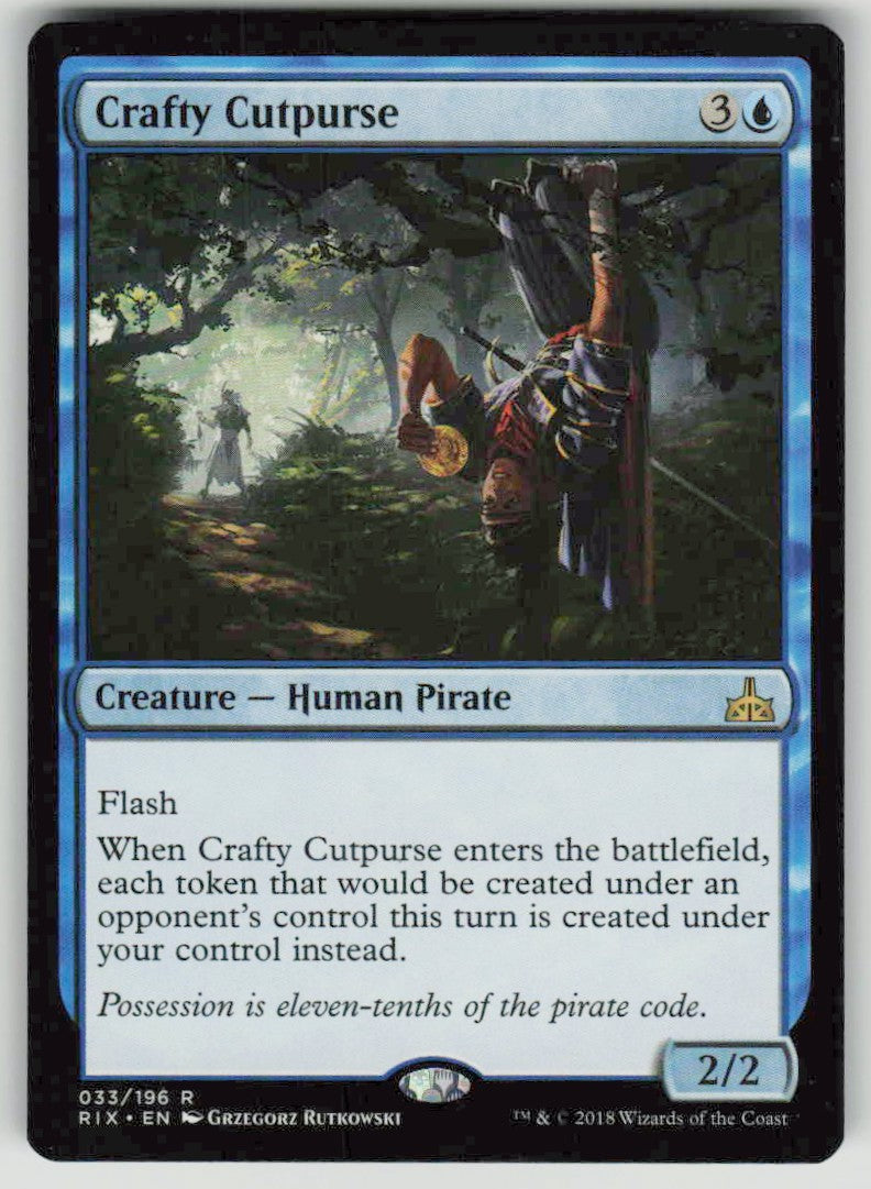 2018 Rivals of Ixalan 33 Crafty Cutpurse