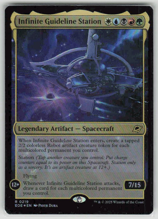 2025 Edge of Eternities 219 Infinite Guideline Station