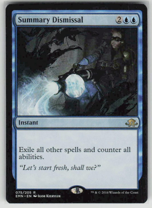 2016 Eldritch Moon 75 Summary Dismissal