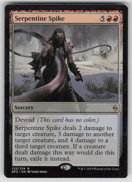 2015 Battle for Zendikar 133 Serpentine Spike