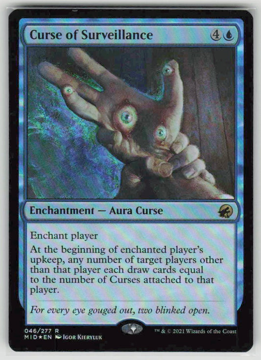 2021 Innistrad: Midnight Hunt 46 Curse of Surveillance