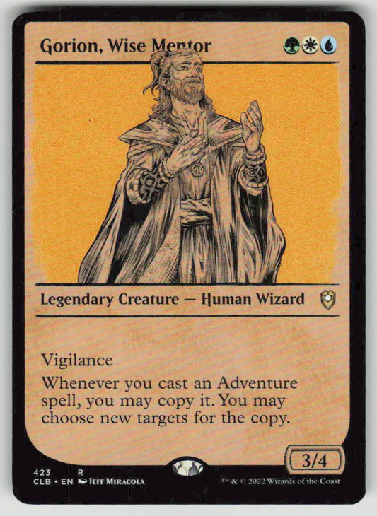 2022 Commander Legends: Battle for Baldur's Gate 423 Gorion, Wise Mentor