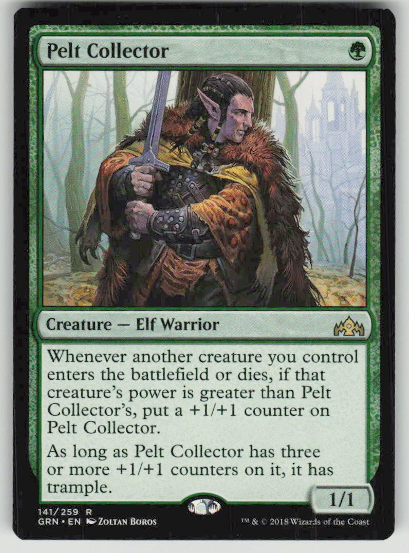 2018 Guilds of Ravnica 141 Pelt Collector