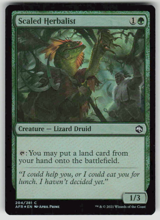 2021 Adventures in the Forgotten Realms 204 Scaled Herbalist