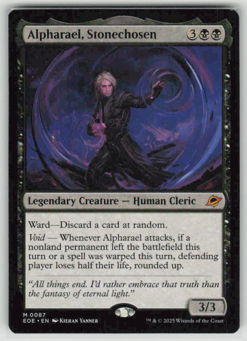 2025 Edge of Eternities 87 Alpharael, Stonechosen