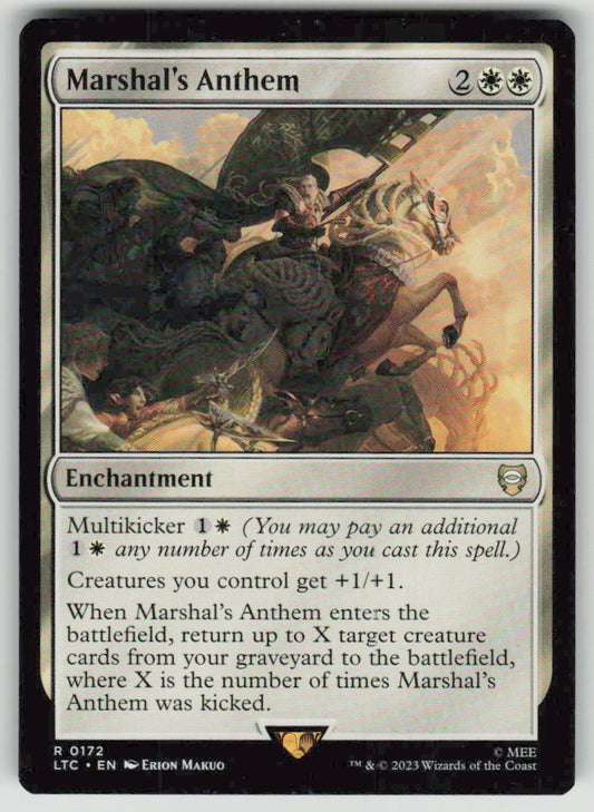 2023 Tales of Middle-earth Commander 172 Marshal's Anthem