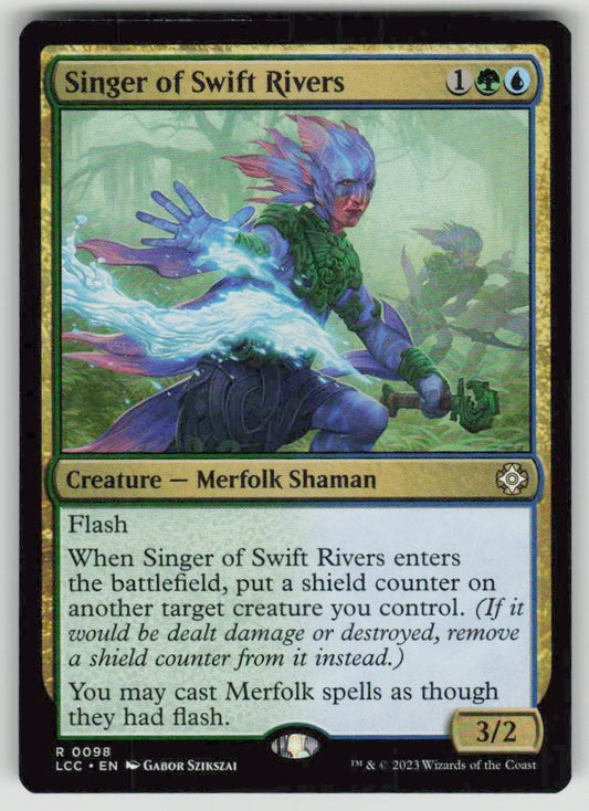 2023 The Lost Caverns of Ixalan Commander 98 Singer of Swift Rivers