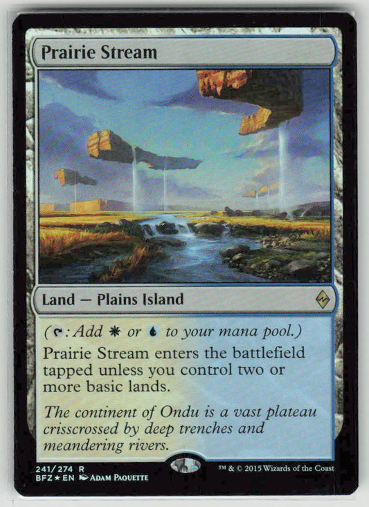 2015 Battle for Zendikar 241 Prairie Stream