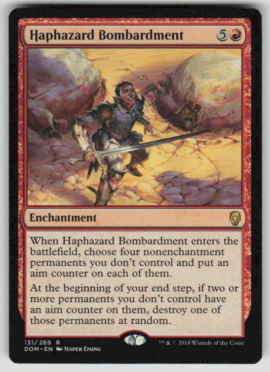 2018 Dominaria 131 Haphazard Bombardment