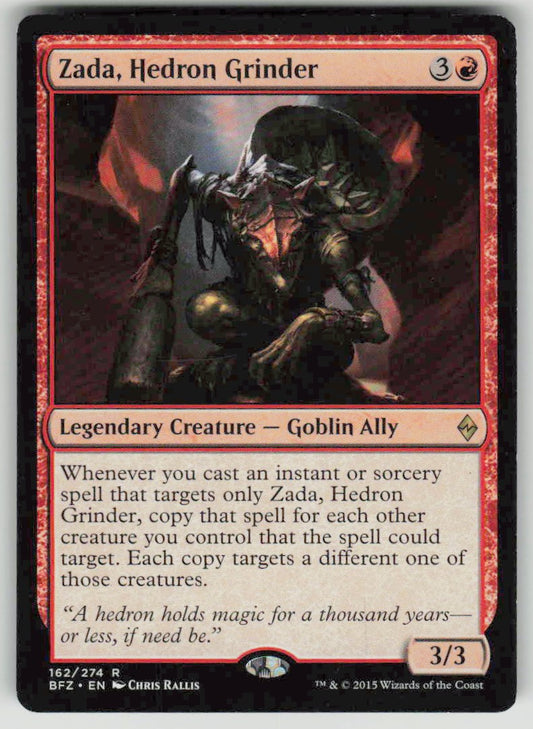 2015 Battle for Zendikar 162 Zada, Hedron Grinder