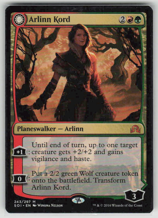 2016 Shadows over Innistrad 243 Arlinn Kord // Arlinn, Embraced by the Moon