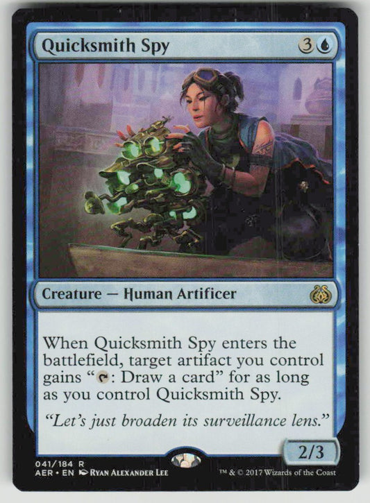 2017 Aether Revolt 41 Quicksmith Spy