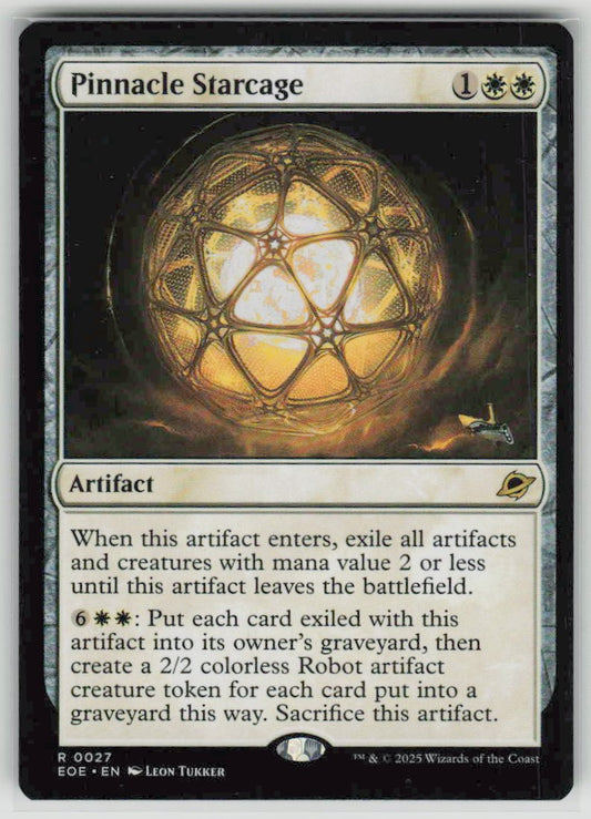 2025 Edge of Eternities 27 Pinnacle Starcage