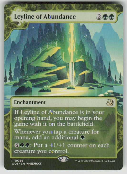 2023 Wilds of Eldraine: Enchanting Tales 56 Leyline of Abundance