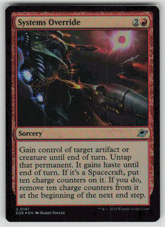 2025 Edge of Eternities 161 Systems Override