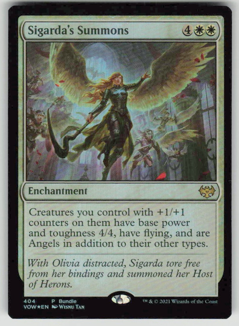 2021 Innistrad: Crimson Vow 404 Sigarda's Summons