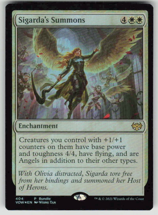 2021 Innistrad: Crimson Vow 404 Sigarda's Summons