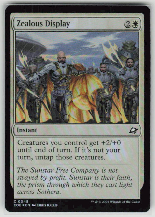 2025 Edge of Eternities 45 Zealous Display