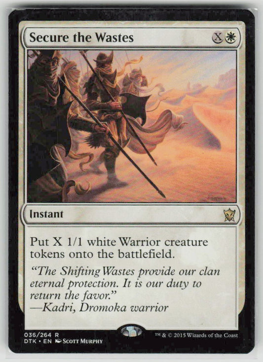 2015 Dragons of Tarkir 36 Secure the Wastes