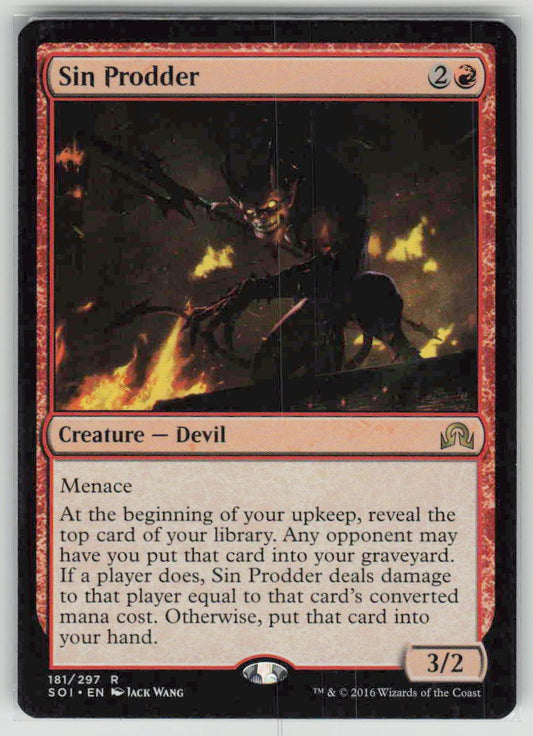 2016 Shadows over Innistrad 181 Sin Prodder