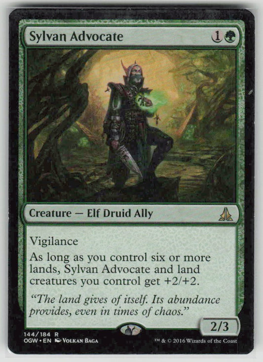 2016 Oath of the Gatewatch 144 Sylvan Advocate