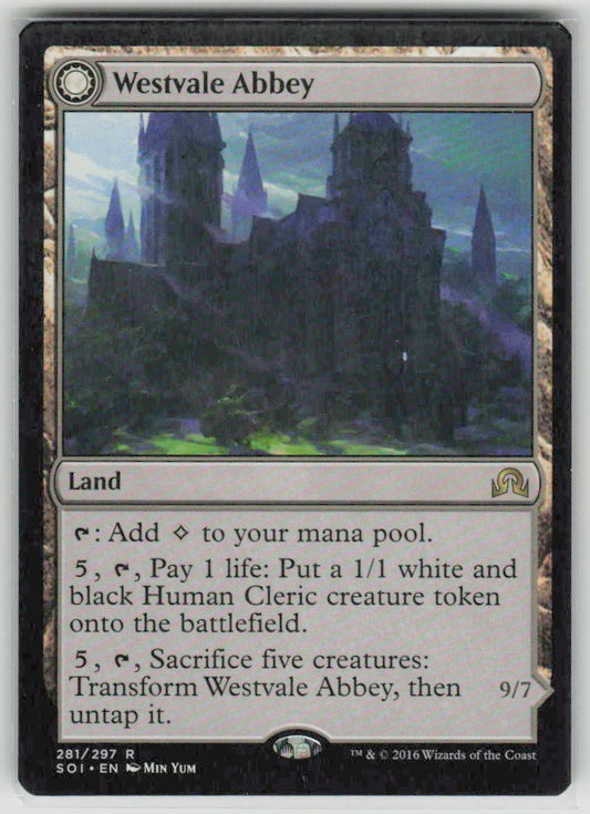 2016 Shadows over Innistrad 281 Westvale Abbey // Ormendahl, Profane Prince