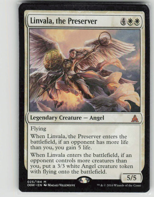 2016 Oath of the Gatewatch 25 Linvala, the Preserver